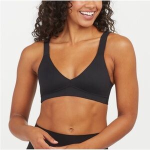 Spanx wireless bra black NWT 42 B/C